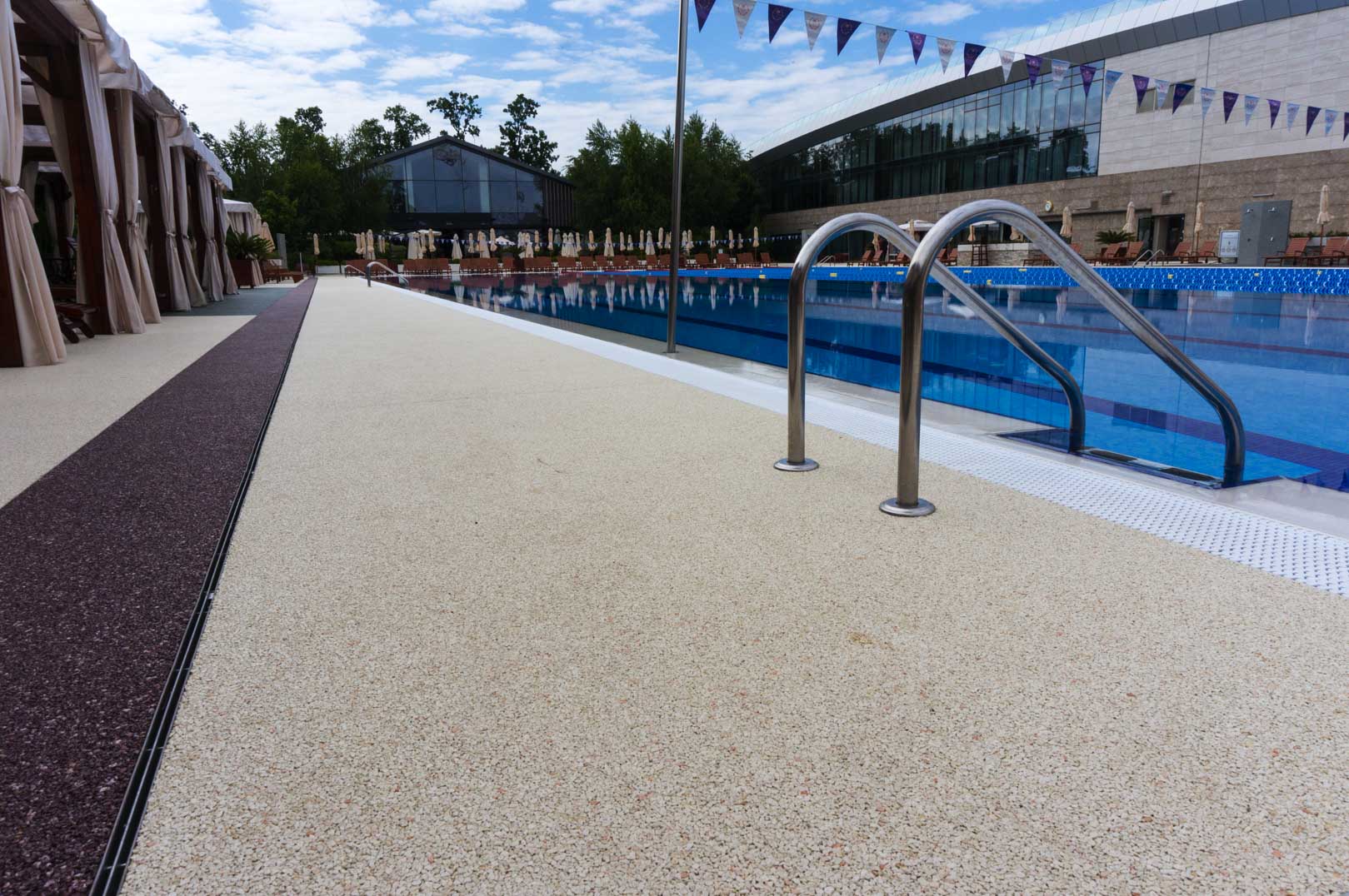 natural stone for swimming pool flooring