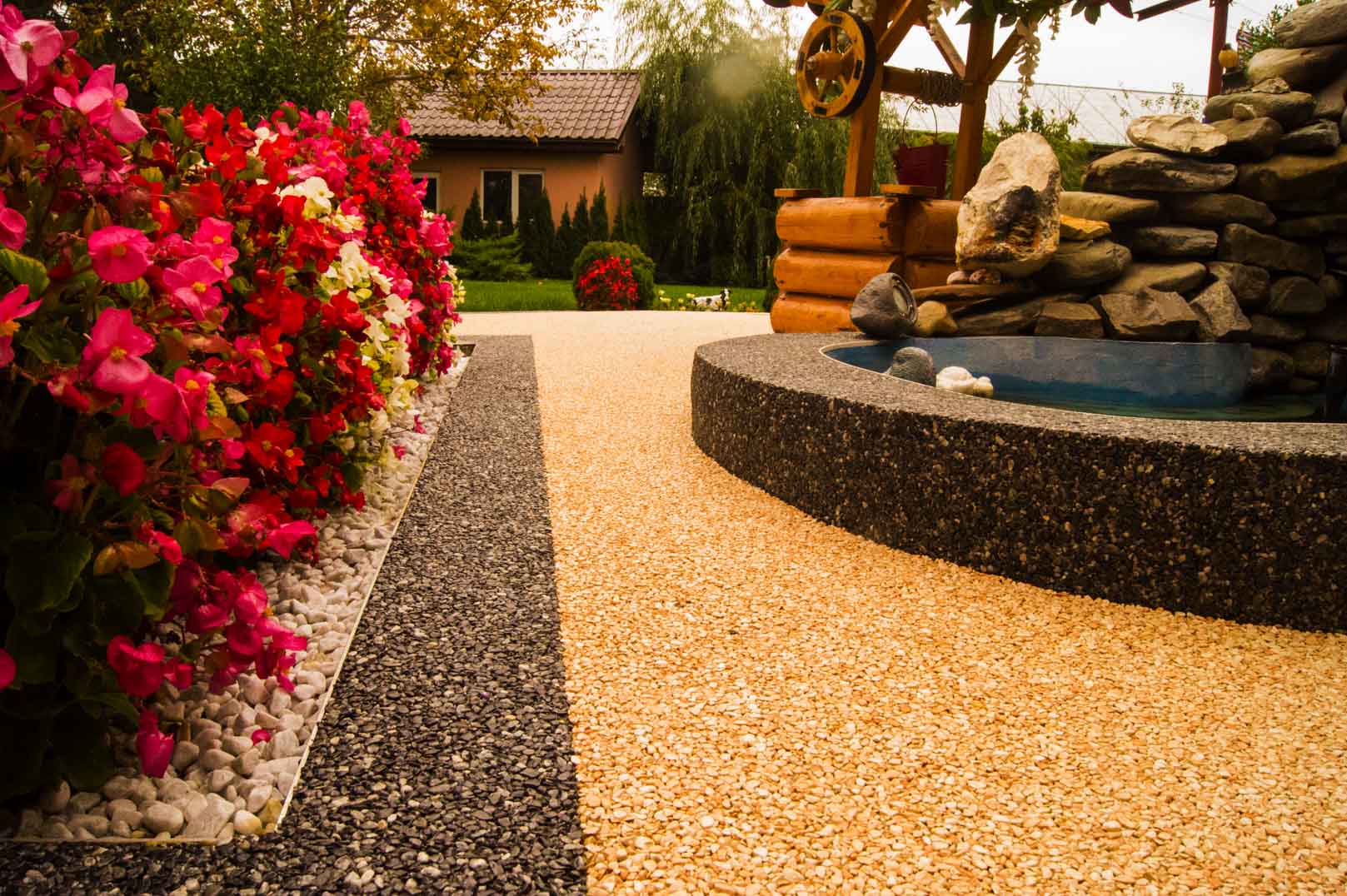 natural stone carpet paving