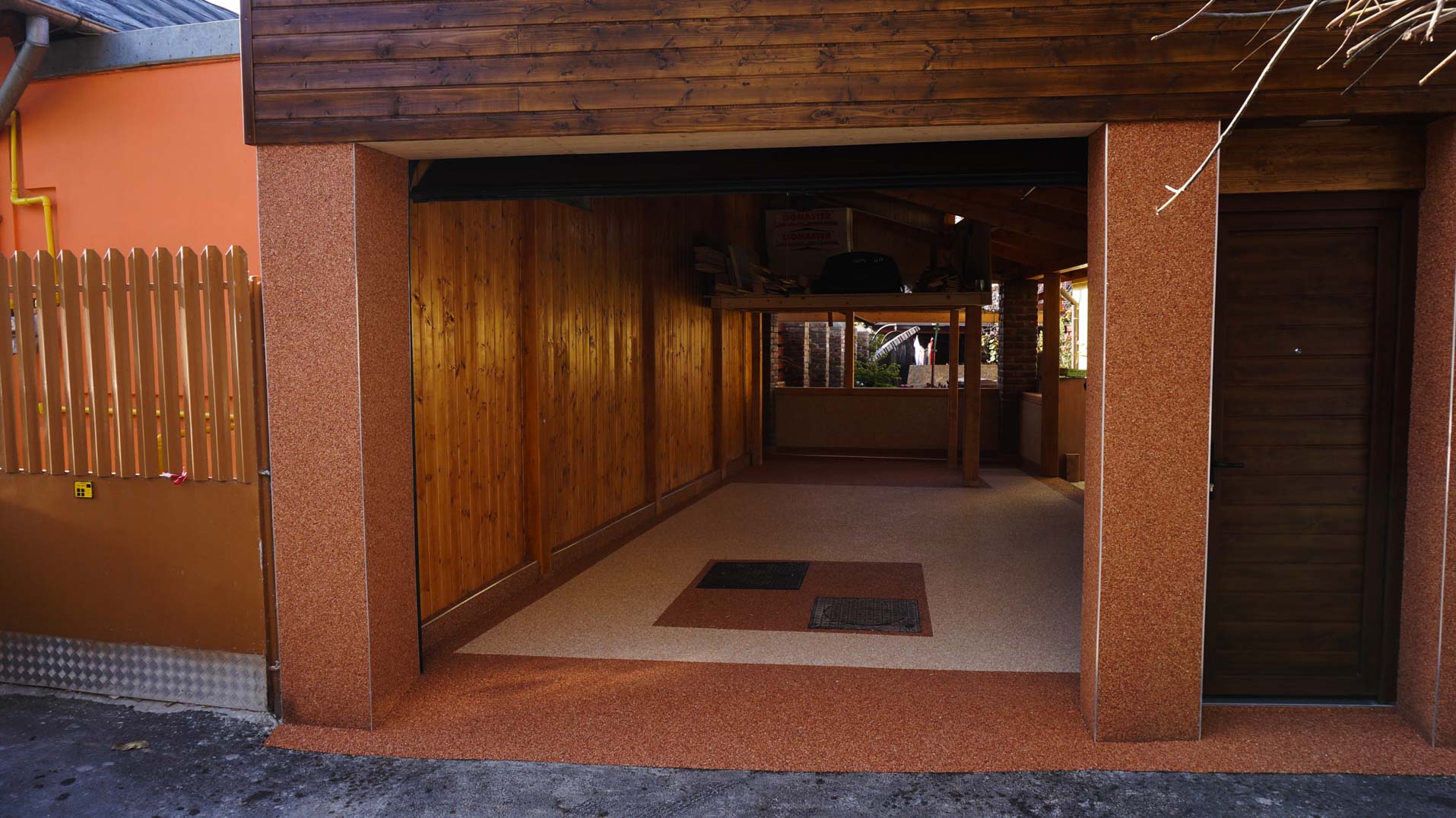 epoxy stone garage floor