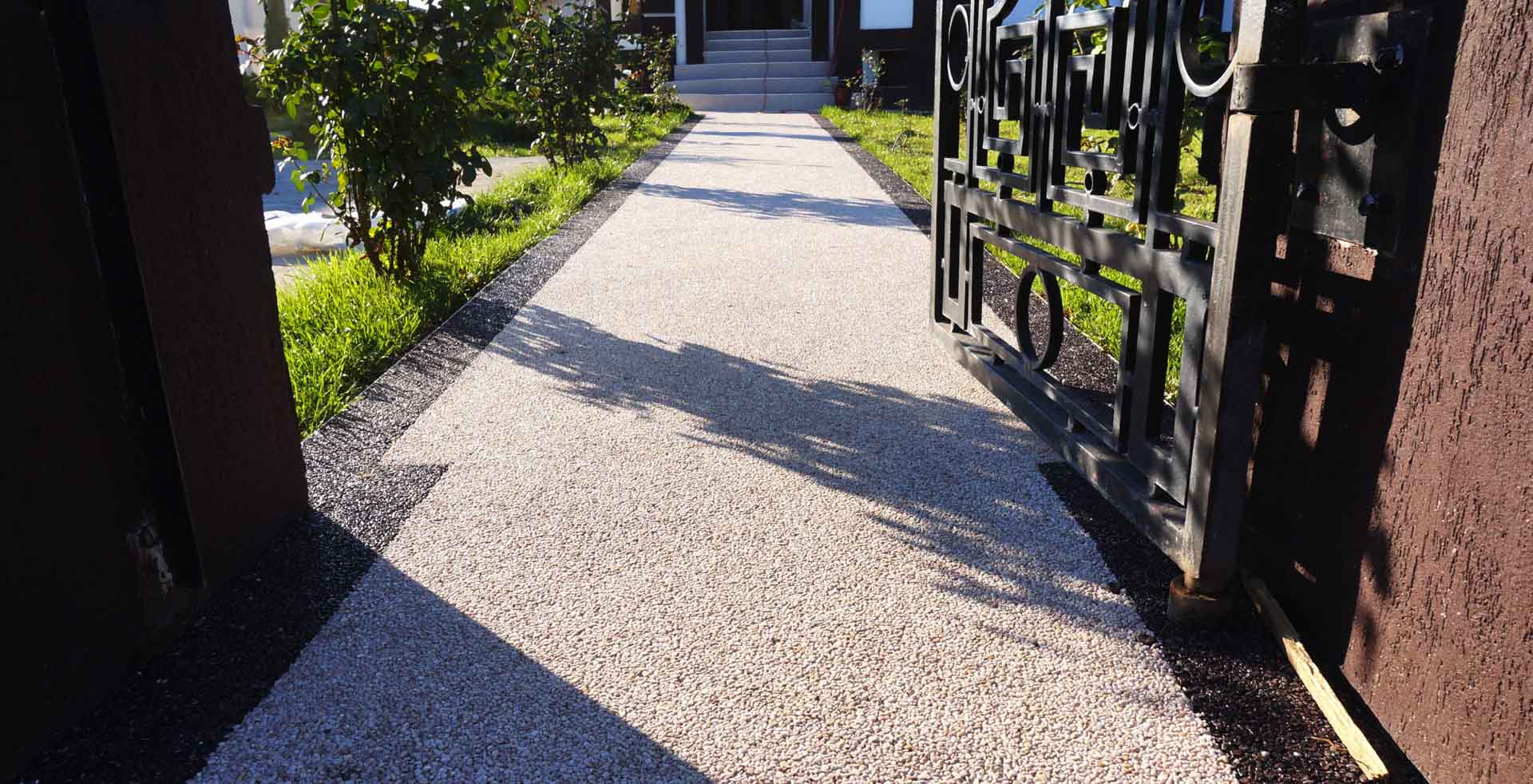 exterior stone carpet footpath