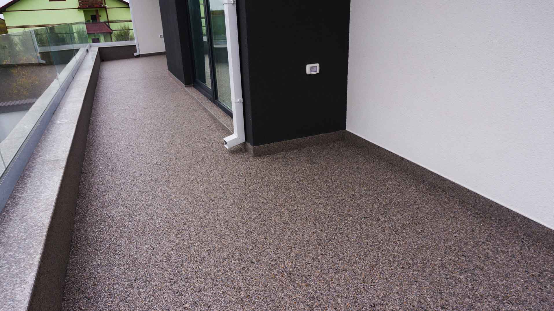 resin bound stone carpet terrace