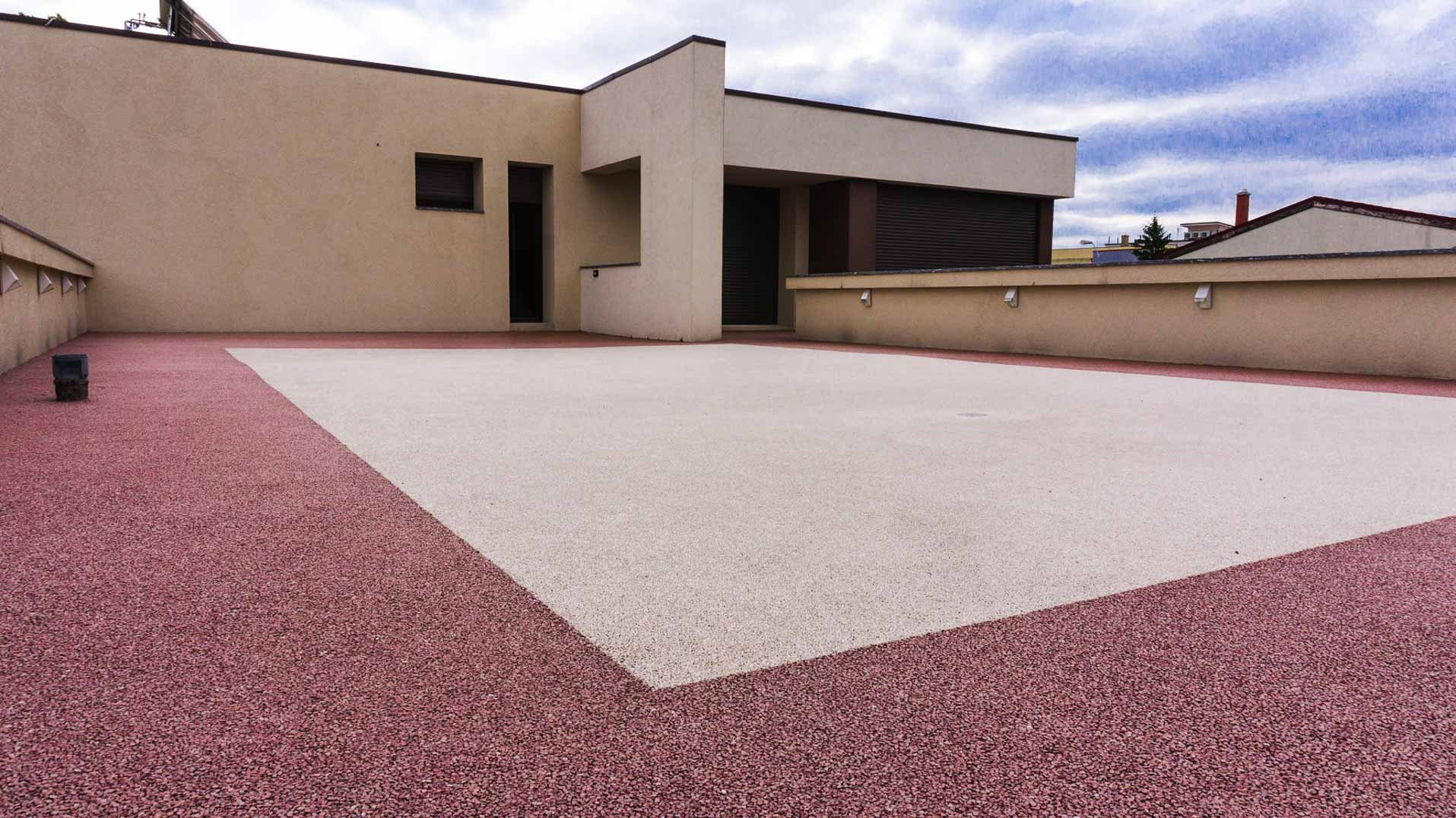 top roof floor terrace paving