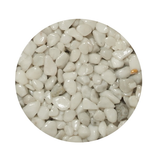 bianco carrara marble pebble