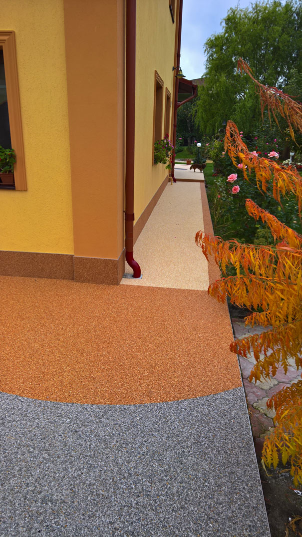 natural stone carpet walkway