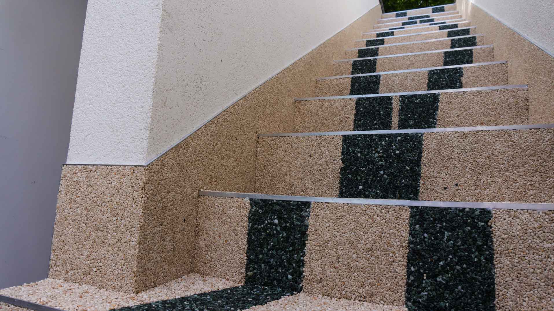 slip resistant stone carpet stairs