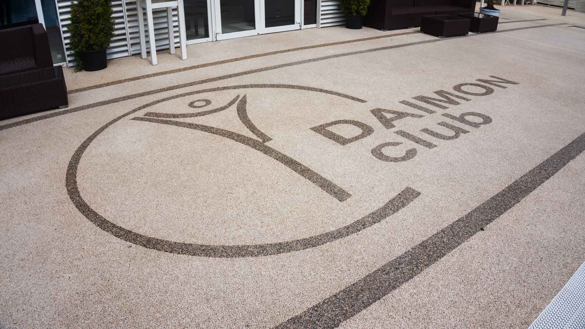 stone carpet logo paving